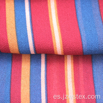 varios colores disponibles de la tela de la raya de la gasa del poliéster